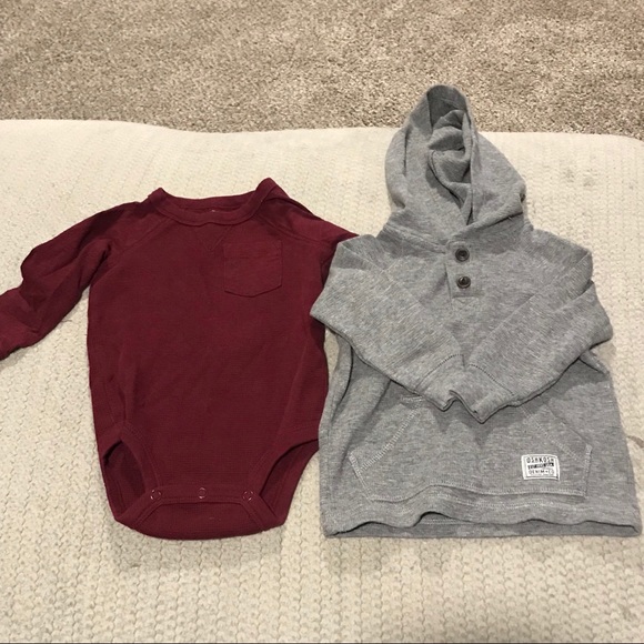 OshKosh B'gosh Other - OshKosh Thermal Onesie & Hoodie